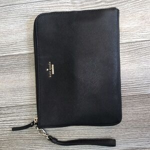 Kate Spade Just Charge It Black Clutch